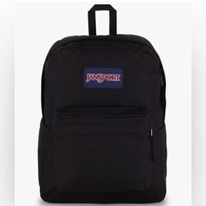 NWT JanSport SuperBreak Plus Backpack in Black-unisex